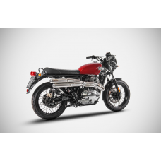 ZARD Full Exhaust "FLAT TRACK" for Royal Enfield Continental GT / Interceptor (2019+)